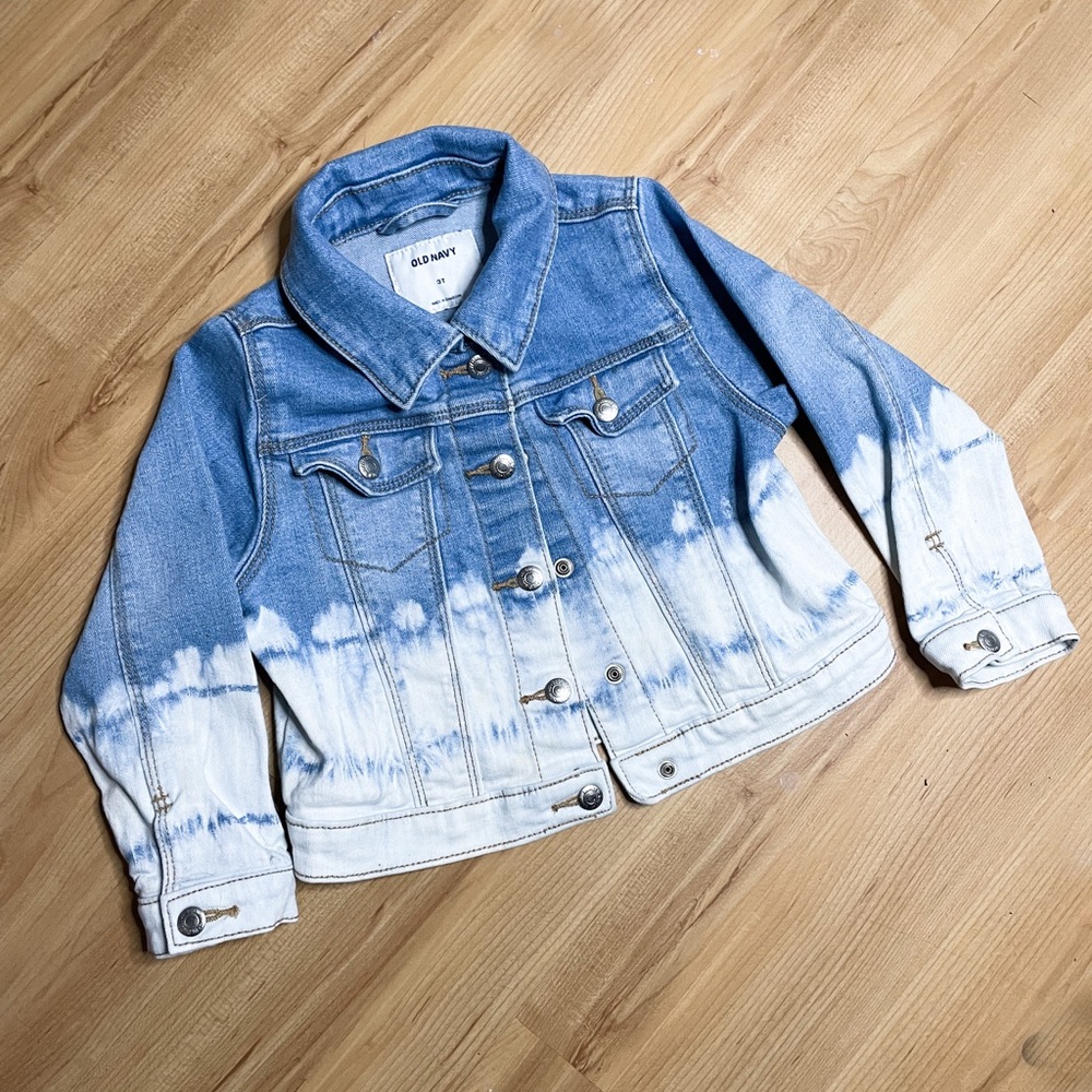 Ombré Toddler Jean Jacket - Picture 1 of 8